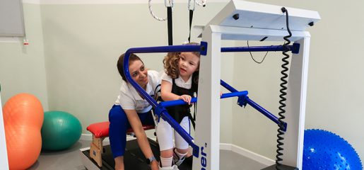 Partial body-weight support training (PBWS): a good strategy for walking training in neuropediatrics